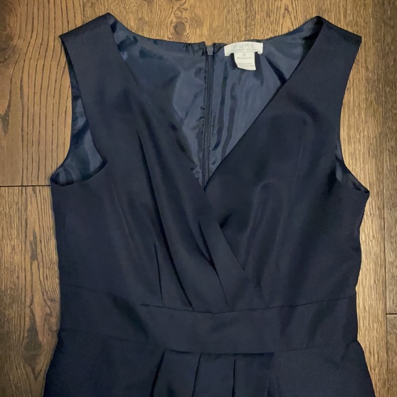 Navy Blue Cocktail Dress - Picture 2 of 3
